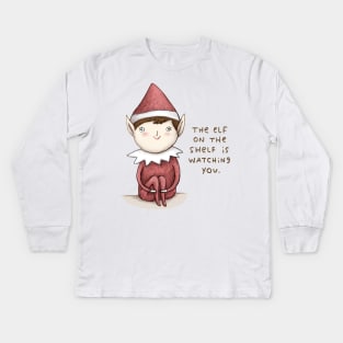 The Elf on The Shelf Kids Long Sleeve T-Shirt